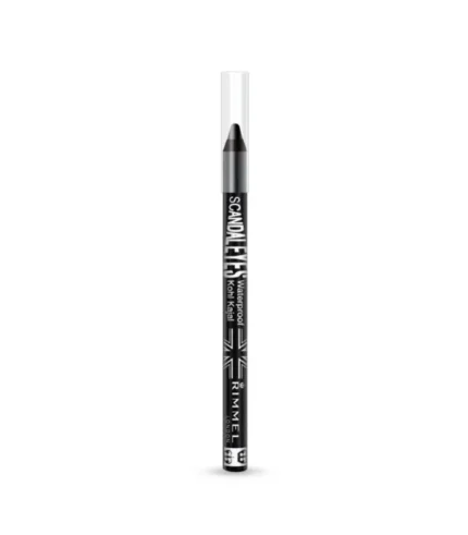 Rimmel London Kajal Liner 001 Black – waterproof kohl kajal pencil with intense black color.