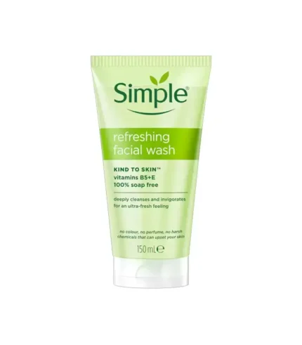 Simple Refreshing Face Wash Gel 150ml front packaging