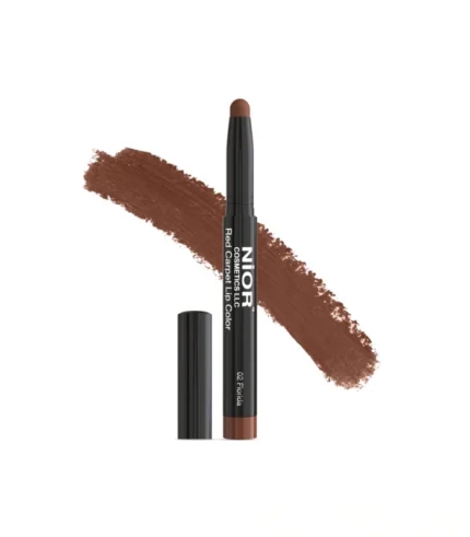NIOR Red Carpet Lip Color 02 Florida lipstick pencil with color swatch