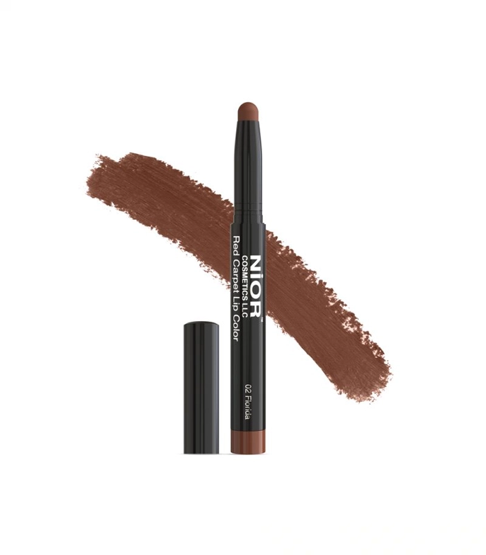 NIOR Red Carpet Lip Color 02 Florida lipstick pencil with color swatch
